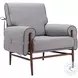 Klem Gray Accent Chair