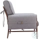 Klem Gray Accent Chair