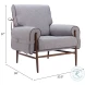 Klem Gray Accent Chair