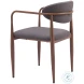 Zens Truffle Gray Dining Chair Set Of 2