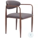 Zens Truffle Gray Dining Chair Set Of 2