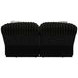 Comet Black 60" Lay Flat Reclining Loveseat