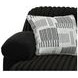 Comet Black 60" Lay Flat Reclining Loveseat