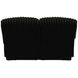 Comet Black 60" Lay Flat Reclining Loveseat