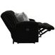 Comet Black 60" Lay Flat Reclining Loveseat