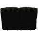 Comet Black 60" Lay Flat Reclining Loveseat