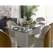 Aemond Clear And White Dining Table