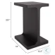Bama Black Side Table