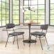 Charon Vintage Black Dining Chair Set Of 2