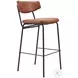 Charon Vintage Brown Bar Stool Set Of 2