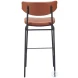 Charon Vintage Brown Bar Stool Set Of 2
