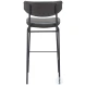 Charon Vintage Black Bar Stool Set Of 2
