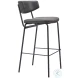 Charon Vintage Black Bar Stool Set Of 2