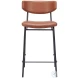 Charon Vintage Brown Counter Height Stool Set Of 2