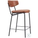 Charon Vintage Brown Counter Height Stool Set Of 2