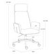 Kalev Noah Meadow Upholstered Office Chair