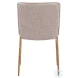Nordvest Beige And Gold Dining Chair