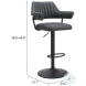 Erret Gray Bar Stool