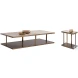 Zafira Matte And Antique Gold Occasional Table Set