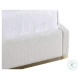 Hiro Rhea Light Barley King Upholstered Panel Bed