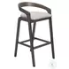 Troy Dove Gray And Espresso Bar Stool Set Of 2