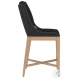 Verona Arashi Black Outdoor Counter Height Stool