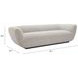Zambet Pewter Gray 96" Sofa