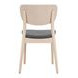 Kellua Gray Upholstered Dining Chair Set of 2