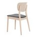 Kellua Gray Upholstered Dining Chair Set of 2