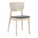 Kellua Gray Upholstered Dining Chair Set of 2