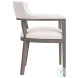 Everly Linoso Ivory Dining Arm Chair