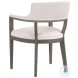Everly Linoso Ivory Dining Arm Chair