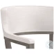 Everly Linoso Ivory Dining Arm Chair