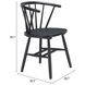 Stenger Black Dining Chair Set of 2