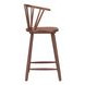 Stenger Walnut Counter Height Stool Set of 2