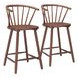 Stenger Walnut Counter Height Stool Set of 2