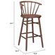 Stenger Walnut Bar Stool Set of 2
