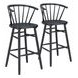 Stenger Black Bar Stool Set of 2