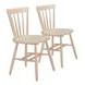 Tyce Natural Dining Chair Set of 2
