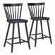 Tyce Black Counter Height Stool Set of 2