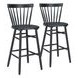 Tyce Black Bar Stool Set of 2
