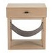 Haram Natural Rectangular Side Table