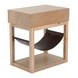 Haram Natural Rectangular Side Table