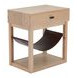 Haram Natural Rectangular Side Table
