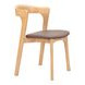 Pioro Brown Upholstered Dining Chair Set of 2