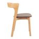 Pioro Brown Upholstered Dining Chair Set of 2