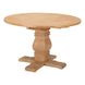 Tabi Brown 47" Round Dining Table
