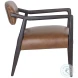 Klausen Shalimar Tobacco Leather Lounge Chair