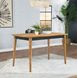 Partridge Natural Sheesham and Black Counter Height Dining Table