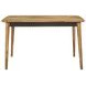 Partridge Natural Sheesham and Black Counter Height Dining Table